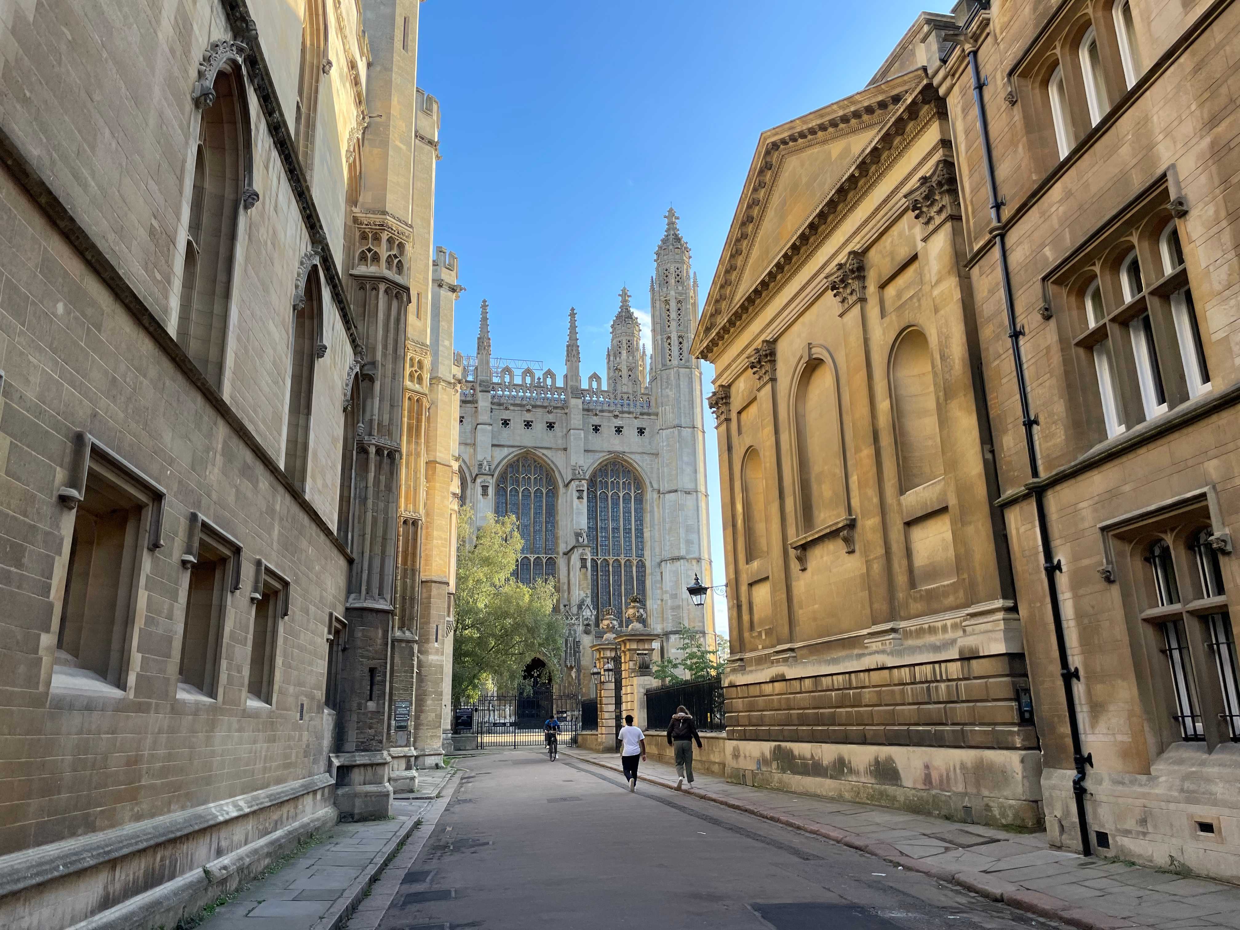 Side view of King's College Chapel